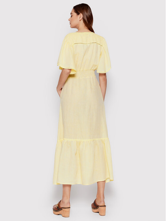 Silvian Heach Silvian Heach Vestito da giorno CVP22180VE Giallo Regular Fit