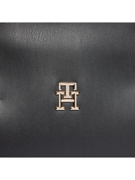 Tommy Hilfiger Tommy Hilfiger Torbica Th Refined Tote AW0AW16112 Crna