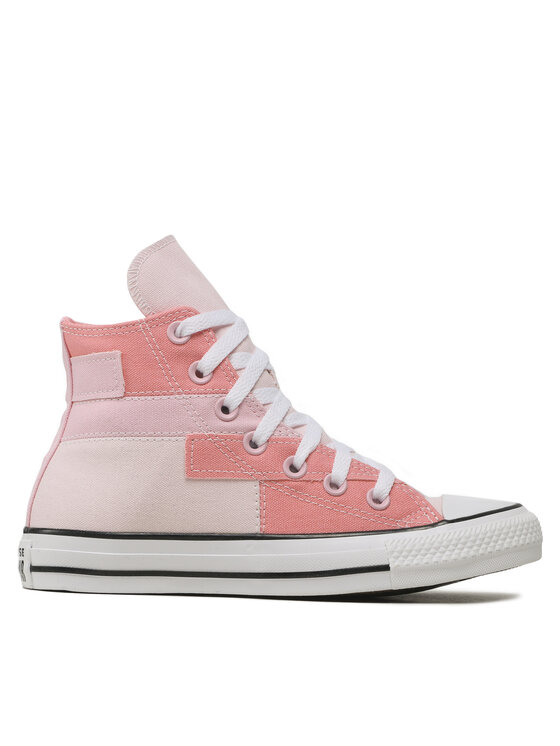 Teniși Converse Chuck Taylor All Star Patchwork A06024C White/Pink