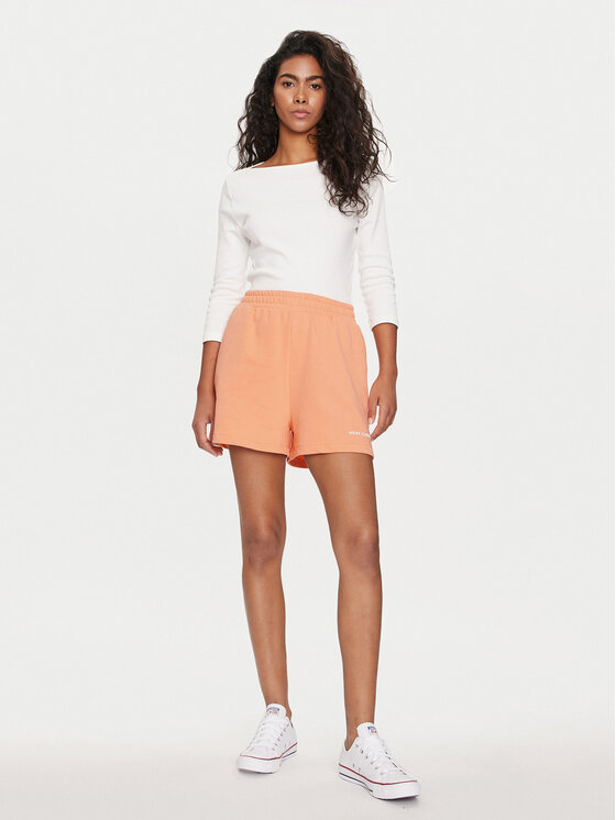 4F 4F Športne kratke hlače 4FWSS24TSHOF327 Oranžna Loose Fit