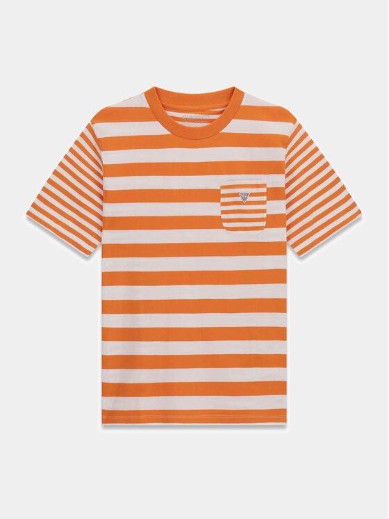 Guess Kids Guess Kids T-Shirt 181808 Pomarańczowy Classic Fit