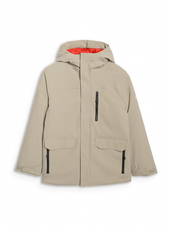 4F 4F Kurtka przejściowa OUTERWEAR Brązowy jasny Regular Fit