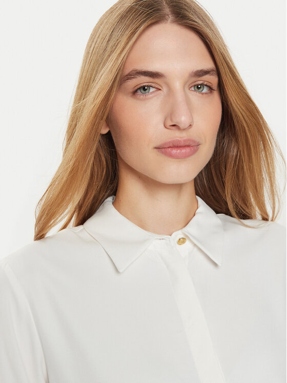 Tommy Hilfiger Tommy Hilfiger Cămașă WW0WW43575 Alb Regular Fit