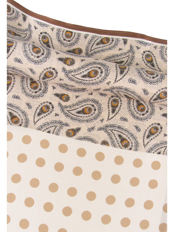ALLORA BE UNIQUE ALLORA BE UNIQUE Foulard jedwabna Beige