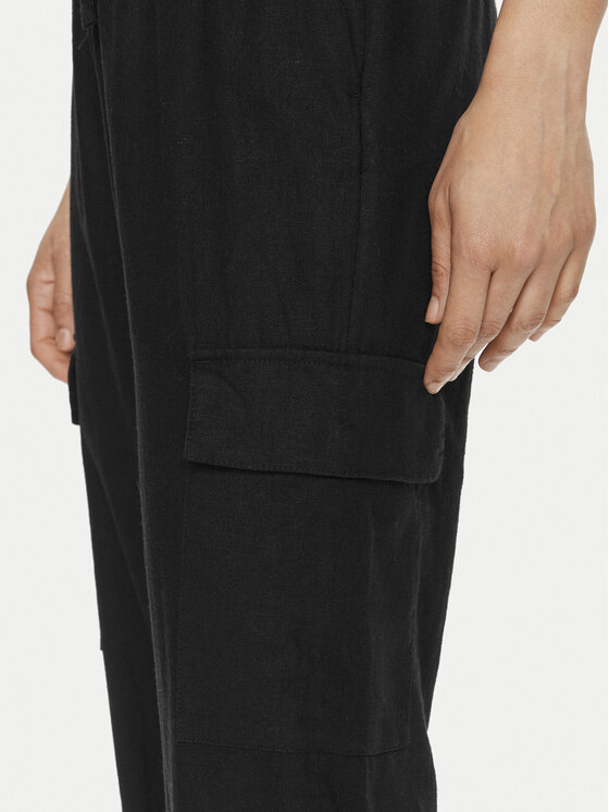 ONLY ONLY Spodnie dresowe Caro 15310987 Czarny Cargo Fit