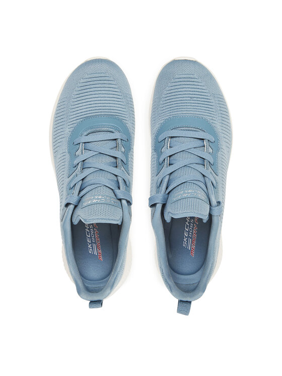 Skechers Skechers Tenisice Bobs Squad-Tough Talk 32504/LTBL Plava