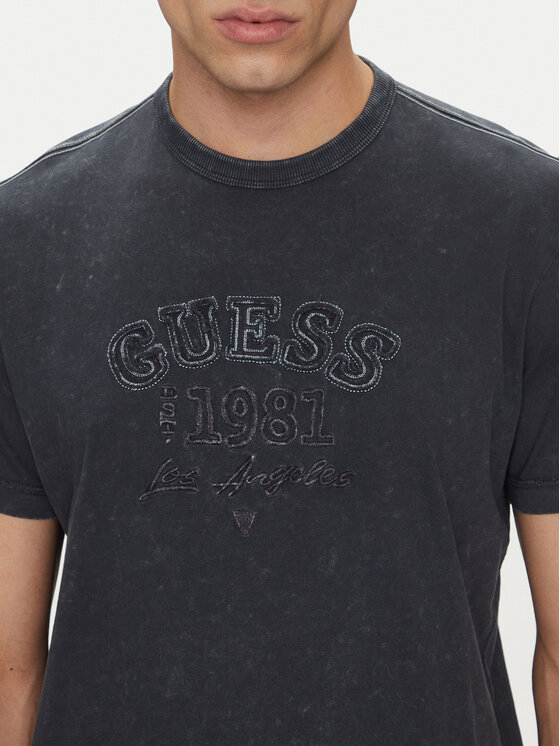 Guess Guess Marškinėliai M5GI14 K8FQ4 Tamsiai mėlyna Regular Fit