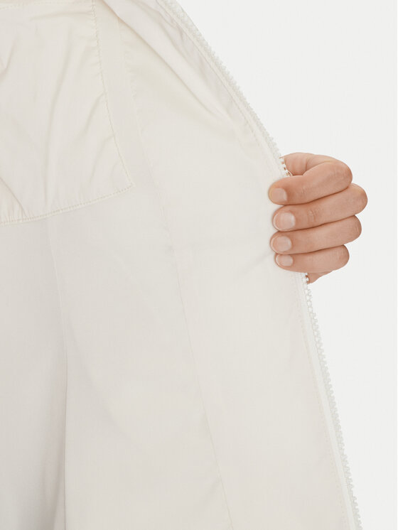 Guess Guess Пухено яке New Aleta V4YL05 WF3X0 Бял Long Fit