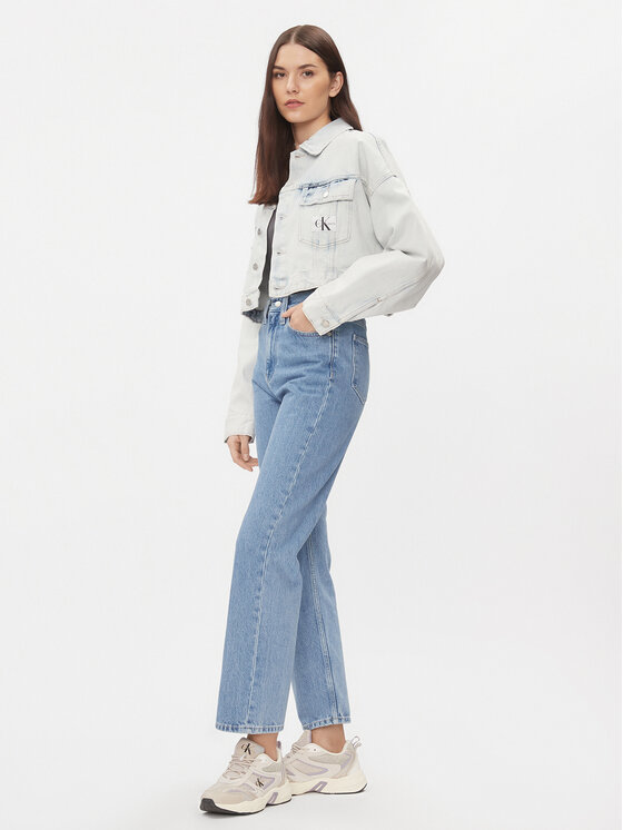 Calvin Klein Jeans Calvin Klein Jeans Džínsy J20J222138 Modrá Straight Fit