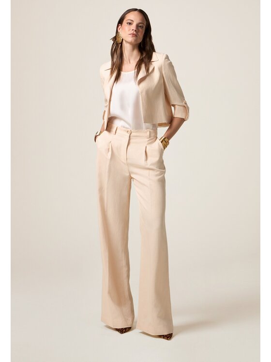 Oltre Oltre Giacca di transizione R189R002308N002 Rosa Cropp Fit