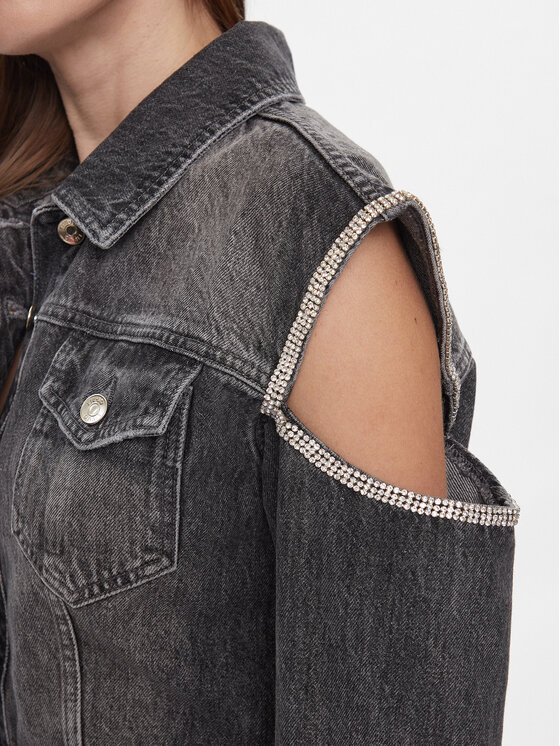 Liu Jo Liu Jo Τζιν μπουφάν UA4117 D4891 Γκρι Regular Fit