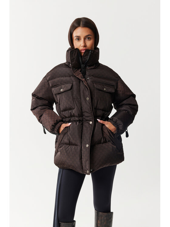 Magda Matyja Magda Matyja Kurtka puchowa ALASKA PUFFER JACKET Brązowy Loose Fit
