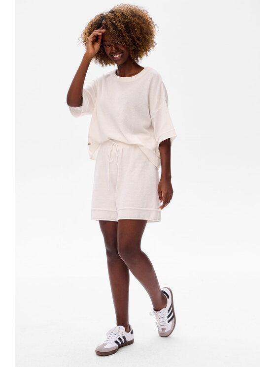 blue shadow blue shadow Bluzka Klaymi Écru Regular Fit
