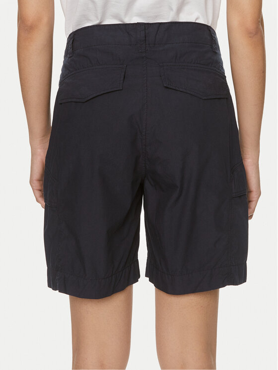 Napapijri Napapijri Auduma šorti Narin NP0A4H8H Tumši zils Loose Fit