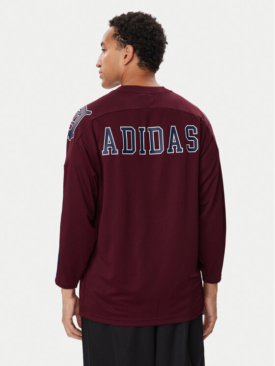 adidas adidas Longsleeve Stadium Jersey KF7318 Bordowy Loose Fit