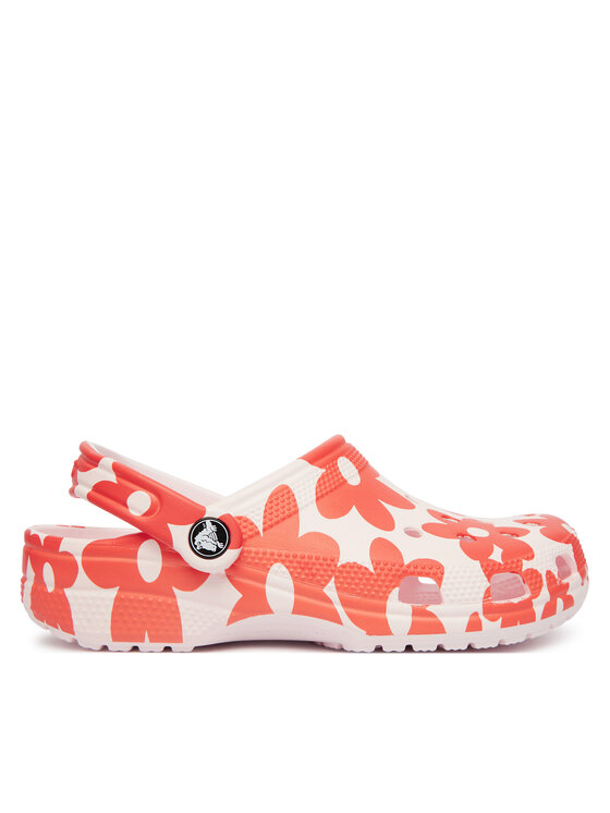 Crocs Şlapi Classic Pop Petals Clog 214090 Roz