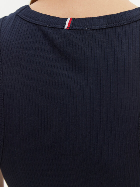 Tommy Hilfiger Tommy Hilfiger Haljina za svaki dan WW0WW39342 Tamnoplava Regular Fit