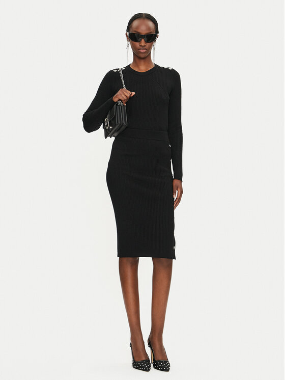 PINKO Pinko Sweter Costina 104020 A15S Czarny Slim Fit