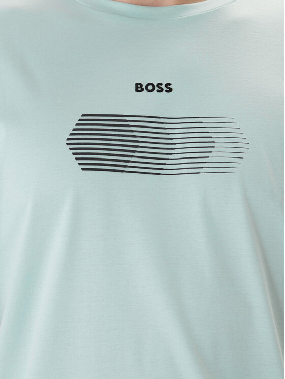 BOSS BOSS Tricou TS_Unity 50554557 Turcoaz Regular Fit