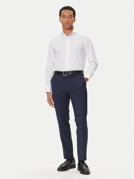 BOSS BOSS Košulja H-Hank 50550925 Bijela Slim Fit