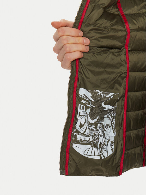 Jott Jott Pernata jakna Cloe P000WDOW01 Zelena Slim Fit