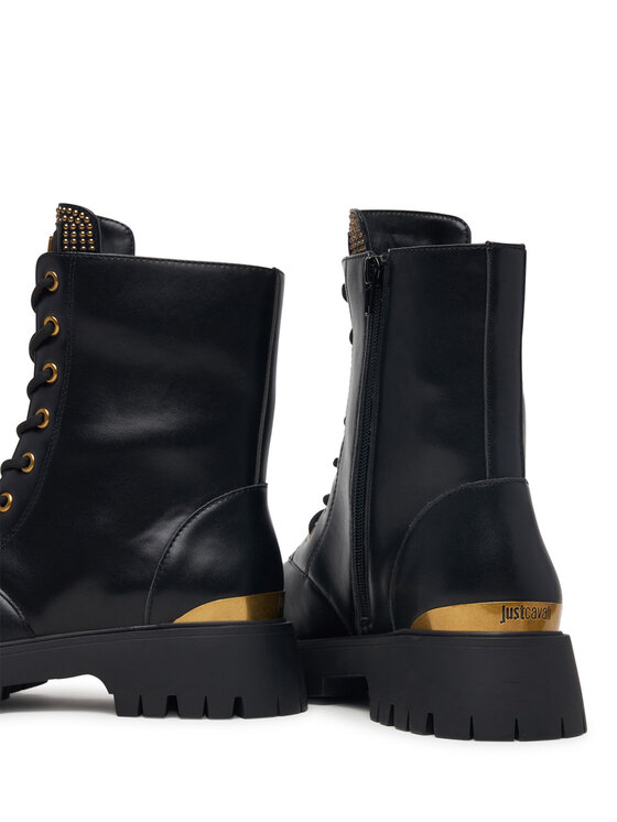 Just Cavalli Just Cavalli Schnürschuhe 81RA3S98 ZSE98 Schwarz
