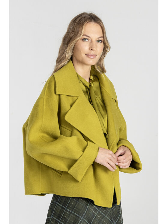 Deni Cler Milano Deni Cler Milano Spodnie materiałowe T-DC-9052-E5-90-41-1 Zielony Regular Fit