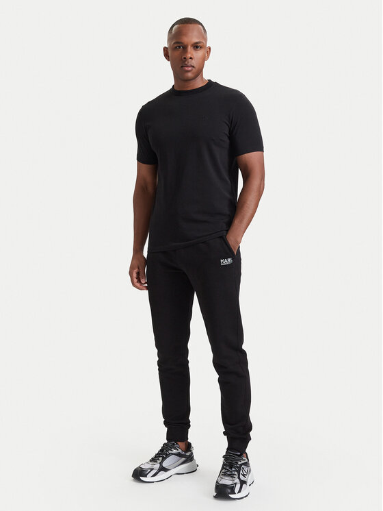 KARL LAGERFELD KARL LAGERFELD Sportinės kelnės 705782 564917 Juoda Regular Fit