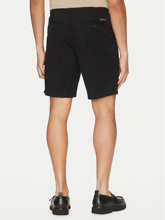 Calvin Klein Jeans Calvin Klein Jeans Шорти з тканини LV040EM618 Чорний Regular Fit