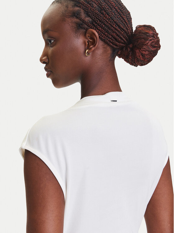 BOSS BOSS Bluse Elamma 50541896 Weiß Slim Fit