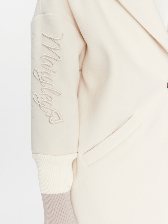 Maryley Maryley Преходно палто 23IB148/M11/5CVA Бежов Regular Fit