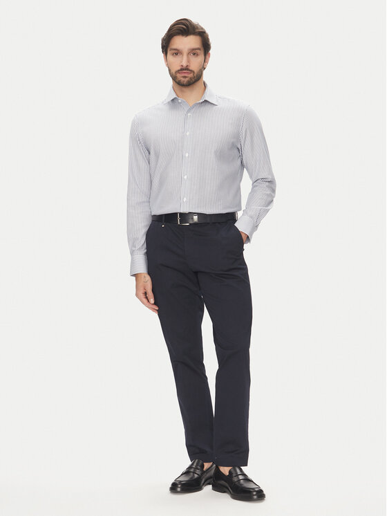 Pierre Cardin Pierre Cardin Košile C6 11004.0406 Modrá Modern Fit