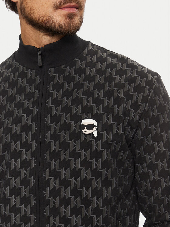 KARL LAGERFELD KARL LAGERFELD Pulóver 705077 551951 Fekete Regular Fit