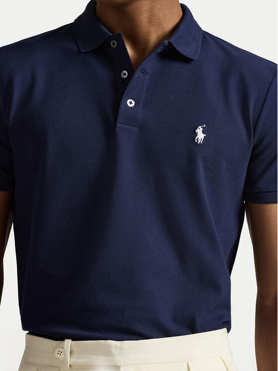 Polo Ralph Lauren Polo Ralph Lauren Polo 710941439038 Granatowy Custom Slim Fit