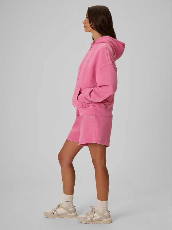 4F 4F Bluza FOB SUMMER Różowy Oversize