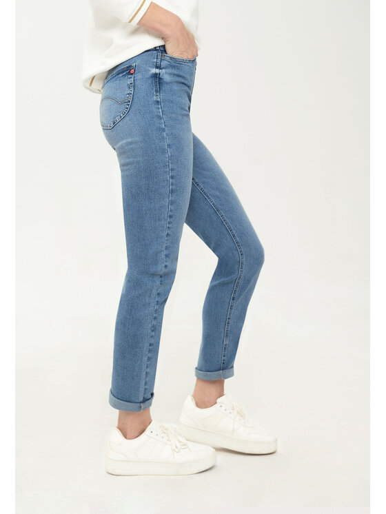 Volcano Volcano Jeansy D-AGNES 4 Niebieski Slim Fit