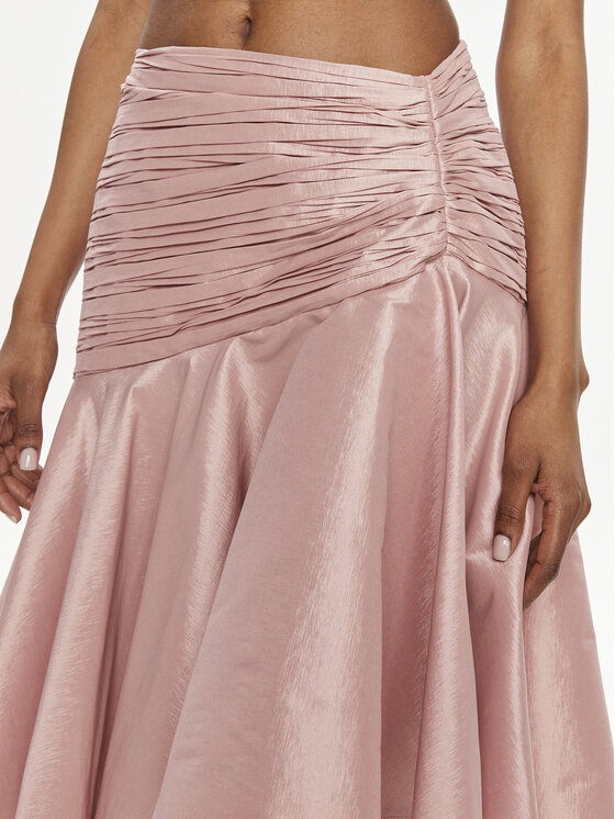 Babylon Babylon Spódnica maxi S00671 Różowy Regular Fit