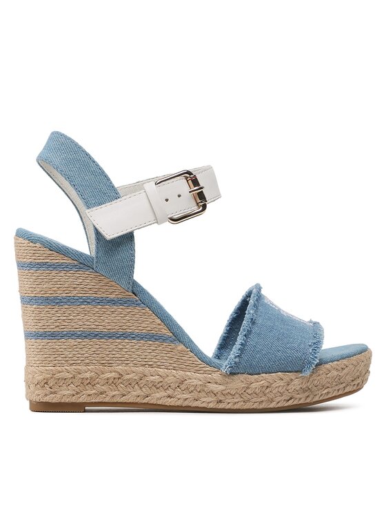 Tommy Hilfiger Tommy Hilfiger Espadrilės Wedge Sandal FW0FW07079 Mėlyna