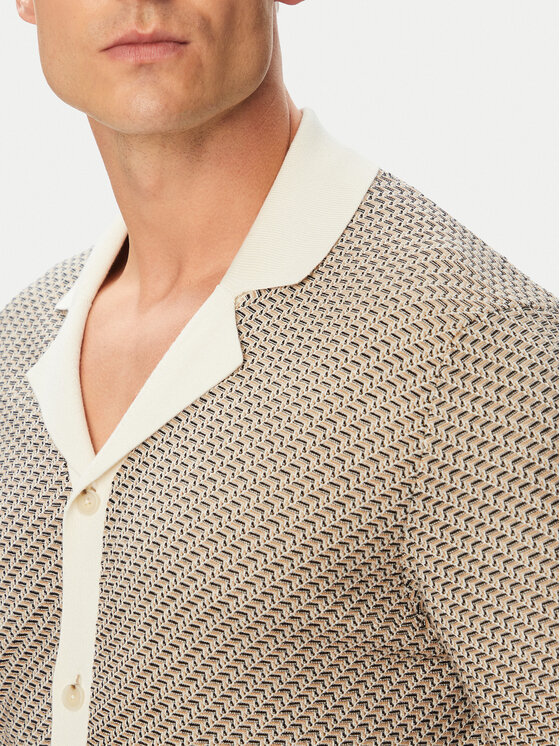 BOSS BOSS Camicia H-Lomare 50570555 Beige Regular Fit