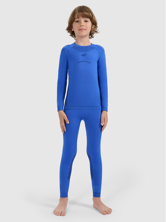 4F 4F Komplet bielizny termoaktywnej SKI UNDERWEAR Niebieski