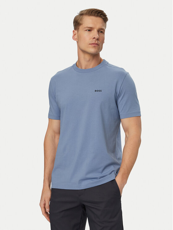 BOSS BOSS Футболка 50506373 Світло-синій Regular Fit