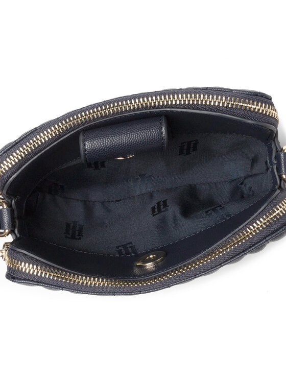 Tommy Hilfiger Tommy Hilfiger Torebka Th Timeless Camer Bag Quilted AW0AW13143 Granatowy