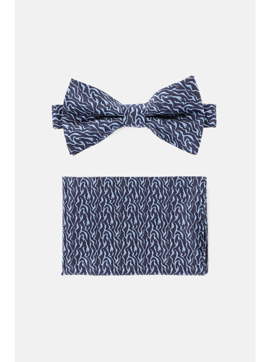 Lancerto Lancerto Komplet mucha i poszetka MU090123000046 Granatowy