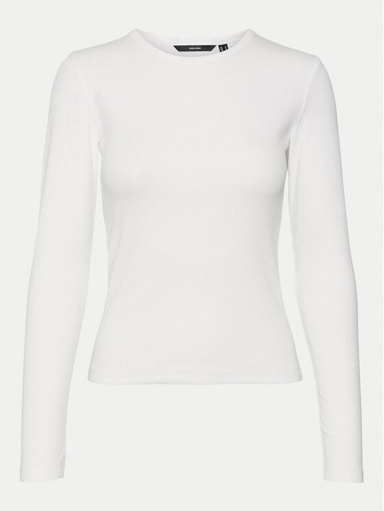 Vero Moda Vero Moda Majica Chloe 10306897 Bijela Slim Fit