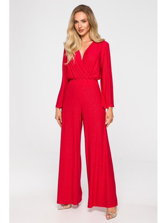 Made of Emotion Made of Emotion Jumpsuit M720 Rosso Premium Fit