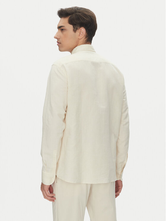BOSS BOSS Srajca C-Hal 50539531 Bela Casual Fit