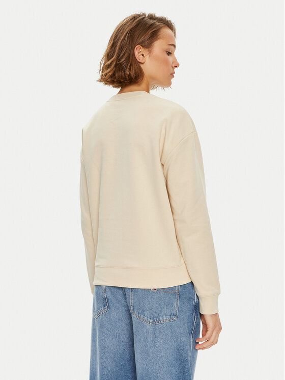 Calvin Klein Calvin Klein Μπλούζα Multi Logo K20K207216 Μπεζ Regular Fit