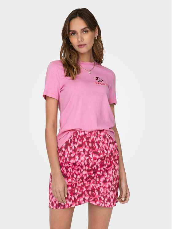 ONLY ONLY T-särk Kita 15316574 Lilla Regular Fit