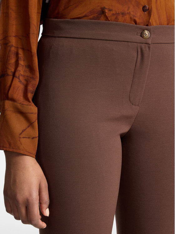 Elena Mirò Elena Mirò Spodnie materiałowe P054P000581N061 Brązowy Slim Fit