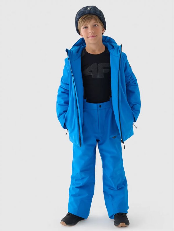 4F 4F Pantaloni da sci 4FJWAW24TFTRM654-33S Blu Regular Fit